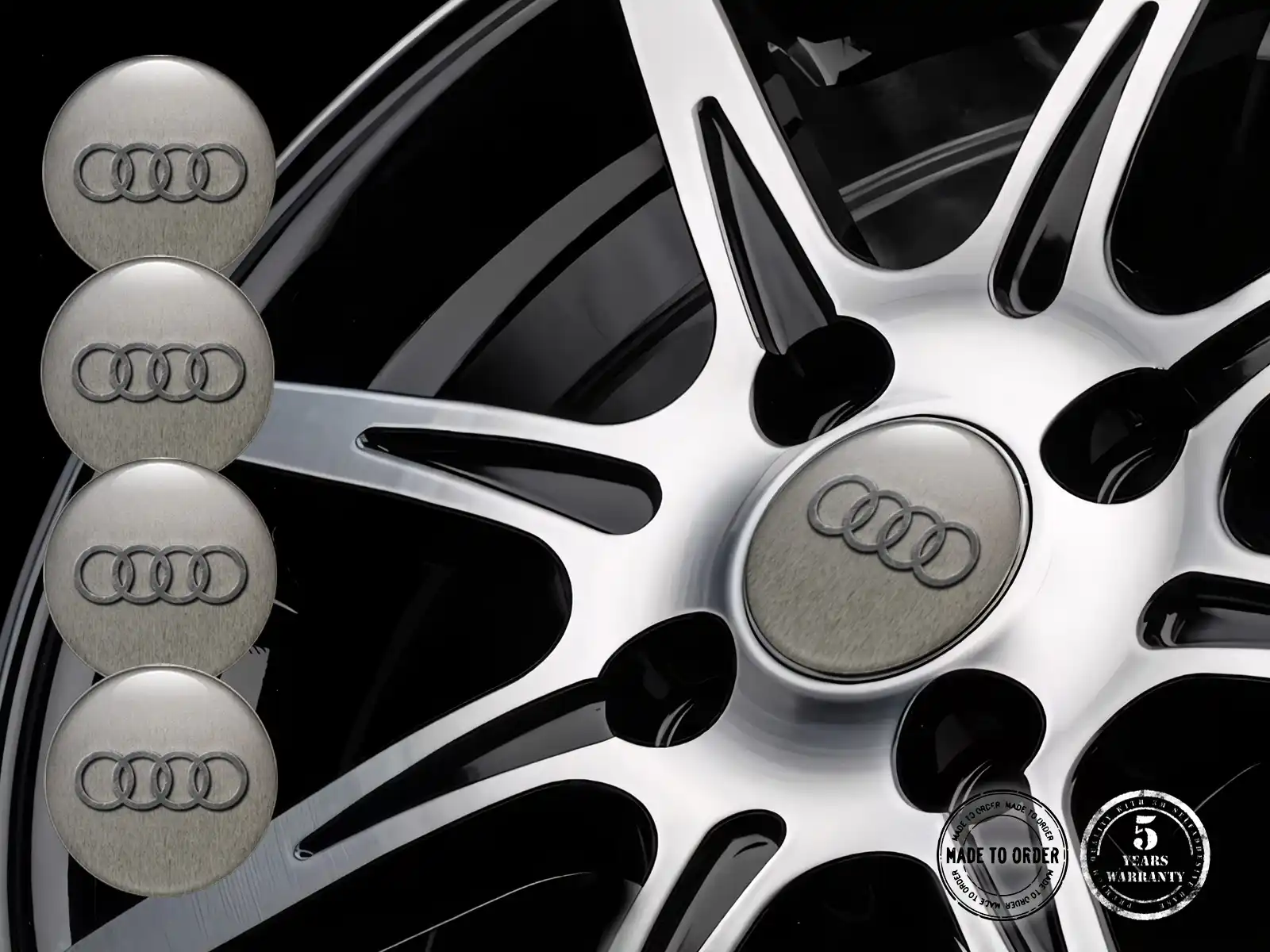 Audi Calcomanías de Rueda Custom Vector Pulso Temporal